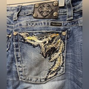 Miss Me JE5869EL Easy Boot Jean, altered to size 34